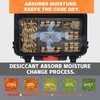 Kinghardcase Pistol/Gun/Ammo Case Safe Dehumidifier Silica Gel with Rechargeable Beads,