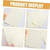 PACKOVE 6sheets Double-Sided Nail Stickers for Easy Nail Display Transparent