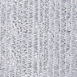 UNIUP 70% Aluminum Shade Cloth 10 FT x 14 FT，Silver Tarps Fabric Privacy Screen Pet Shade Car Cover Patio Garden Pergola Cover Canopy with Grommets and Ball Bungee, Aluminum Foil Shade Net