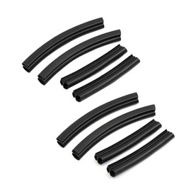uxcell A16111600ux0263 8 Pack 8pcs Black Solid Rubber Door Edge Sealing Strip Guard Buffer Protector for Car 8 Pack