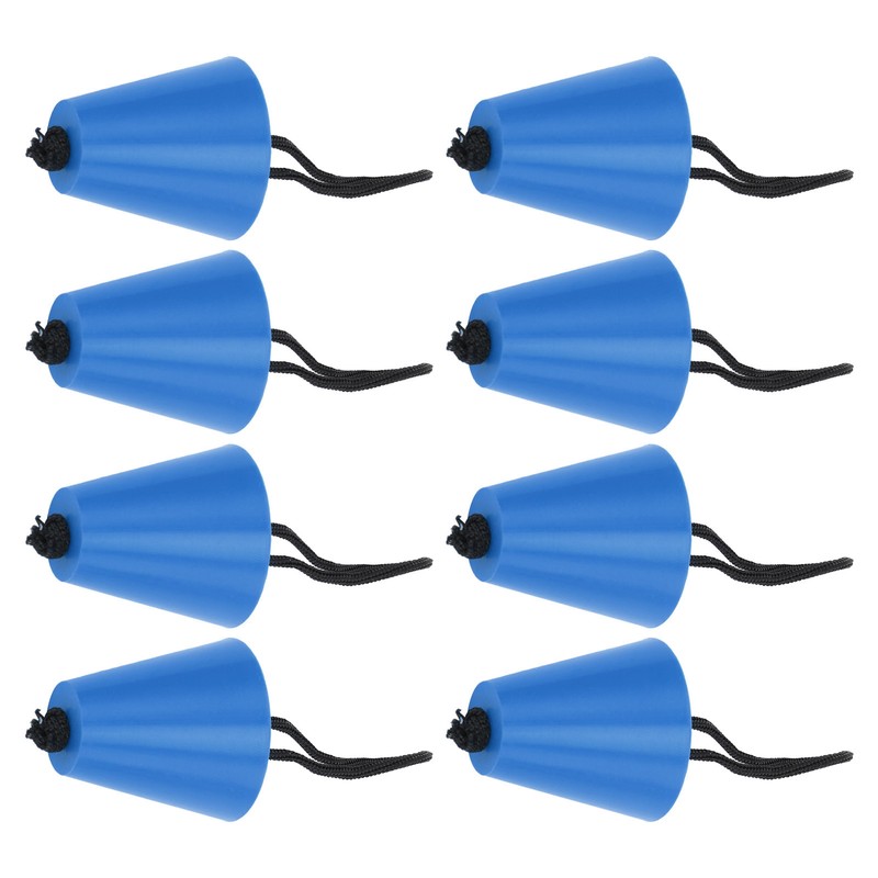 8Pcs/Set Kayak Scupper Plug Silicone Drain Hole Bung Stopper with