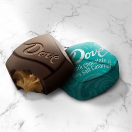 DOVE PROMISES Sea Salt and Caramel Dark Chocolate Candy Bag, 7.61 oz