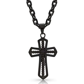 Montana Silversmiths Women's Through The Darkest Night Cross Silver One Size