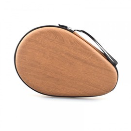 MiOYOOW Table Tennis Bat Case Cover, Hard Shell Table Tennis Bat Storage Bag, Ping Pong Paddle Case with Zip, Holds 2 Bats with Short Handle