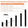 hygger Auto On OFF 36-42 Inch LED Aquarium Light Extendable