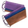 PACKOVE 3Pcs Back Scrubber Towels Exfoliating Body Scrubber for Effortless
