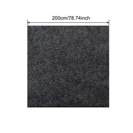 BETAGT 6.56 x 6.56 FT Outdoor Storage Shed Mat, 3mm Thickened Waterproof Shed Base Flooring Pad, Outdoor Carport Mat, Anti-Slip Dustproof Patio Furniture Floor Scratch Prevention