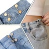 4 Set Waist Tightener for Pants Women, Metal Adjustable Waist