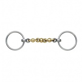 Shires Loose Ring Waterford Horse Bit, Brass Alloy (5.5")