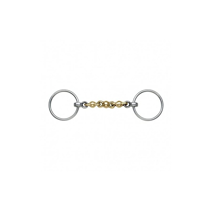 Shires Loose Ring Waterford Horse Bit, Brass Alloy (5.5")