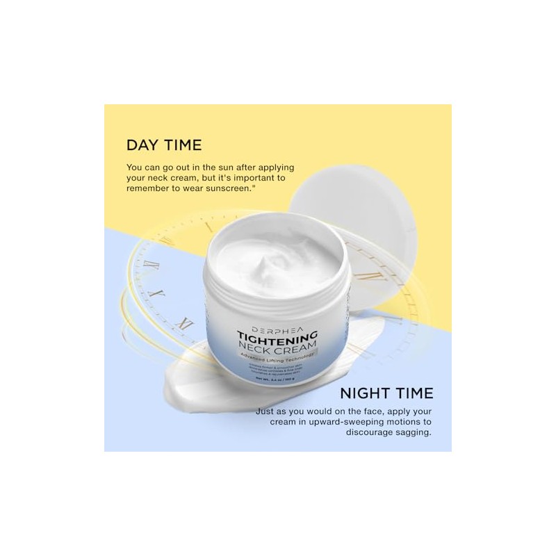 Crema Apriete Cuello Derphea Mejora Facial Instantánea Avanzada Relajar Apretar