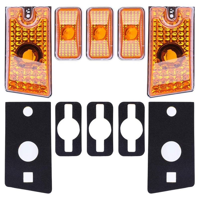 Cab Marker Light 5x Amber Top Roof Running Replacement Cab