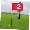 SUPVOX 2pcs Portable Golf Course Practice Flags Set High Accessories