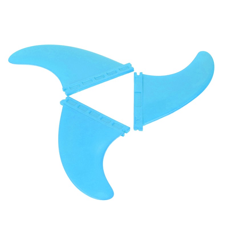 3Pcs Surfboard Fins PVC Thruster Fins Surfing Board Accessories for