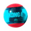 KONG Squeezz Action Ball MEDIUM Red 3 Pack Squeaky Dog