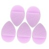 WOONEKY 5pcs Exfoliating Face Cleaning Sponges Reusable Facial Mittens for