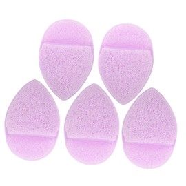WOONEKY 5pcs Exfoliating Face Cleaning Sponges Reusable Facial Mittens for Deep Cleansing Makeup Removal Soft Skin Friendly Scrubber Gloves Travel Friendly Durable Washable