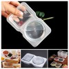 Wanfoou 20 PCS Double Compartment Condiment Container With Lids -