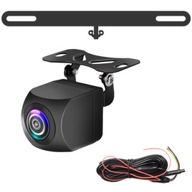 Backup Camera Car AHD Reversing Camera Compatible with Kttcorlp Radios, Night Vision Waterprof Reversing Camera with Car Number Plate Mounting Frame