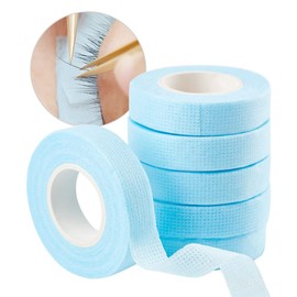 Lunamoon 6 Rolls of Eyelash Tape, Eyelash Extension Tape, Insulation, Micropore Lash Tape, Eyelash Tape for Eyelash Extension (Blue)