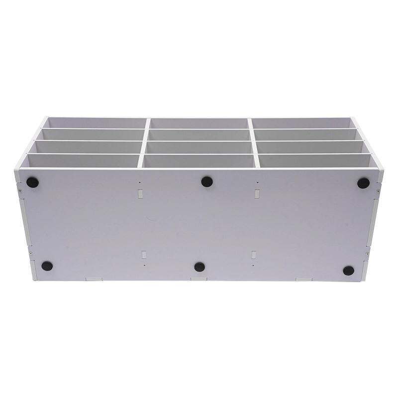 N/A 4-Tier Mail Sorter Organizer Countertop Literature Student Mailbox for