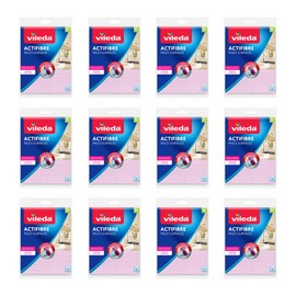 Vileda 150710 Actifibre Multi-Surface Cloth, 2 cloths (Pack of 12)