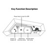 Helmet Bluetooth Headset Multifunctional Noise Reduction Windproof Bluetooth 5.0 Intercom