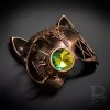 Gatto Cat Steampunk Goggle Mask Copper M39572