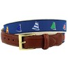 COUNTRY CLUB PREP Sailor's Delight Cat Boat Leather Tab Belt