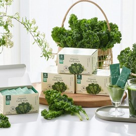 Benefarm Organic Curly Kale Powder 5 boxes (2g x 125 packets) + dedicated bottle / 베네팜 유기농 곱슬케일 컬리케일분말 5박스(2g x 125포) + 전용보틀