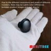 MARSTREE 10PCS 1-1/5 inch Matte Black Cabinet Knobs Round Drawer
