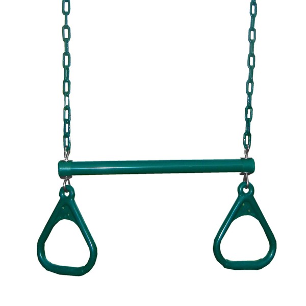Swing-N-Slide Extra-Duty Ring Trapeze Combo, Green