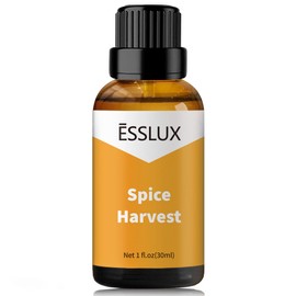 Spice Harvest Fragrance Oil, ESSLUX Aromatherapy Essential Scented Oils for Home for Diffuser, Massage, Soap, Candle Making Scents, Perfume, Humidifier, 30 ml