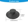EMVANV 2 PCs Sink Stopper,Black Plastic Sink Plug Drain Stopper