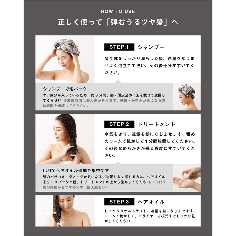 LUTY Rooty Treatment, Beauty Salon Exclusive Product, Rinse Damage Care,