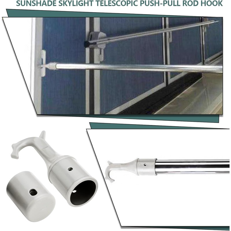 SANTUO Skylight Window Pole Opener Hook for Telescopic Plastic Pole