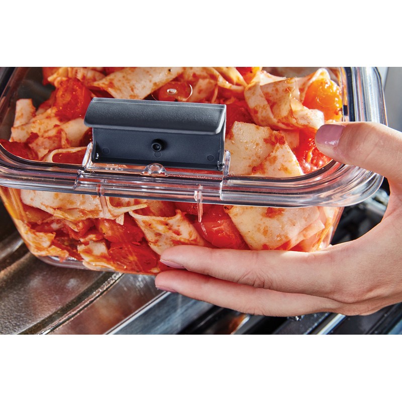 Rubbermaid Brilliance Food Storage Container, Medium Deep, 4.7 Cup, 100%