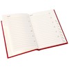 Christmas Card List & Birthdays Address Book Red Cover Indexed