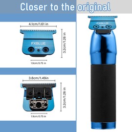 GOTTOG FX707BL Replacement Blades for FX787 and FX726 Lawnmower Replacement Blades FXBLUE Compatible with BaBylis Trimmer Blades (FX707BL), Blue