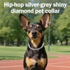 1 Pcs Sliver Chain Dog Collar for Small Dogs, Diamond