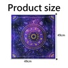 ARROMI Altar Cloth, Purple Altar Cloth for Tarot Readings, 49x49cm
