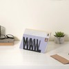 MyGift Modern Black Metal Mail Holder Countertop Organizer with Cutout