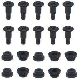 HAJXZH 10 Pcs 3.5 Inch Hard Disk Drive Shock Absorbing Screws PC Hard Disk Drive Mounting Accessories with Shock Absorption Rubber Washer for HDD SSD