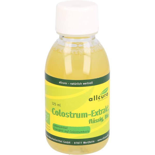 allcura Colostrum-Extrakt flüssig, Bio, 125 ml Solution