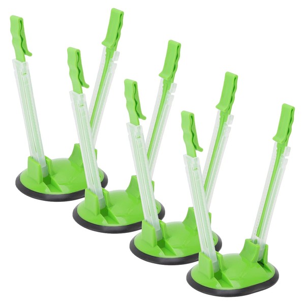 4pcs Adjustable Baggy Rack Stand Plastic Bag Holder Rack Hands