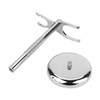 Linkaidea Razor and Brush Stand Holder, Deluxe Men's Stainless Steel