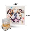 Art of Arora 2952 Bulldog Ceramic Coaster 10 x 10cm