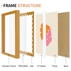 THKRLOF 8x10 Picture Frame with Real Glass, Wooden cute 8