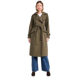 Z SUPPLY Women's Dorian Trench, Grape Leaf, Green, M