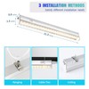 1FT T5 4-Pack Grow Lights for Indoor Plants, 3000K Warm